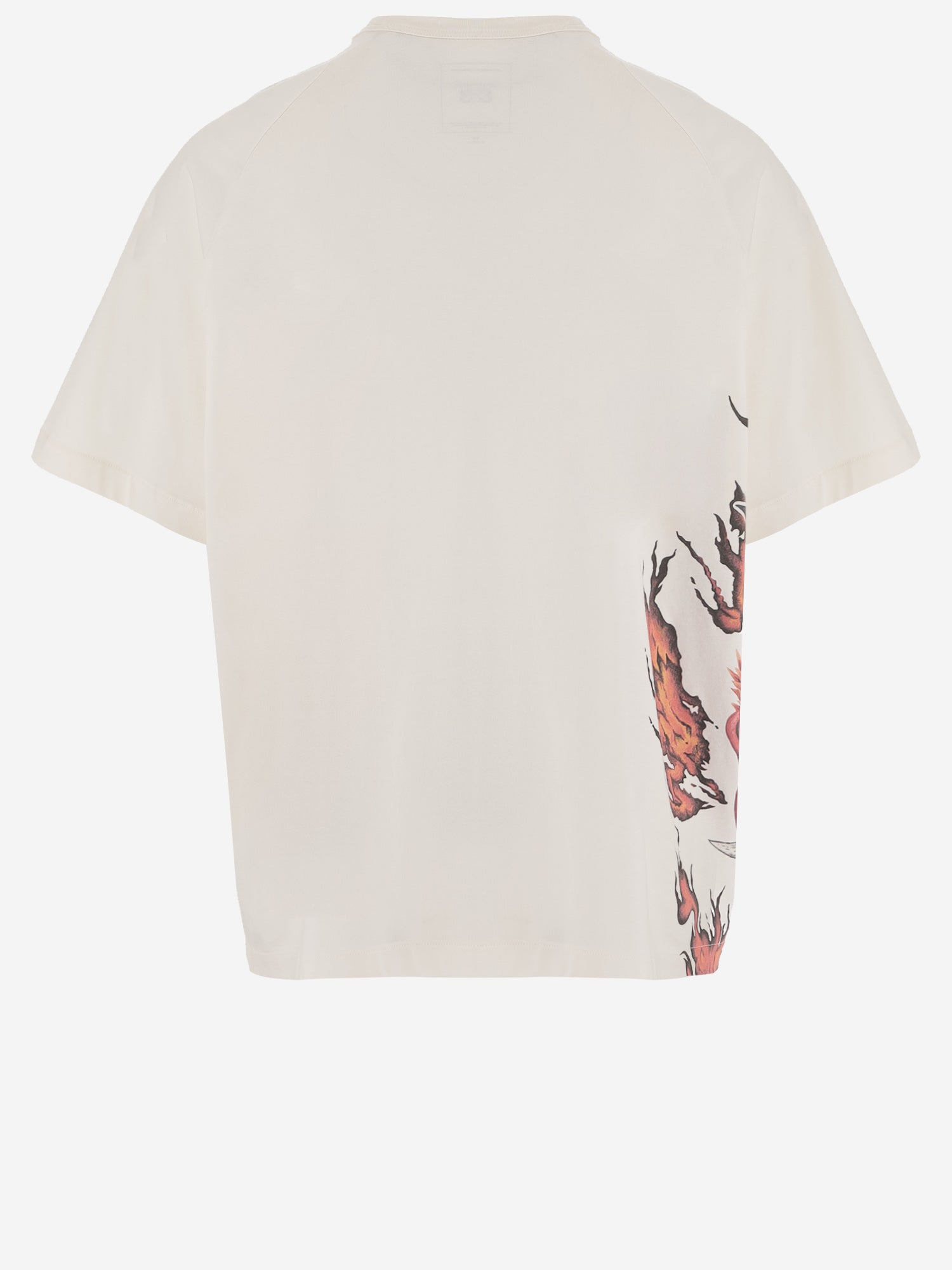 T-SHIRT IN COTONE CON STAMPA KU2200 CHALKWHITE ADIDAS Y3 