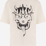 T-SHIRT IN COTONE CON LOGO KU2249 CHALKWHITE ADIDAS Y3 