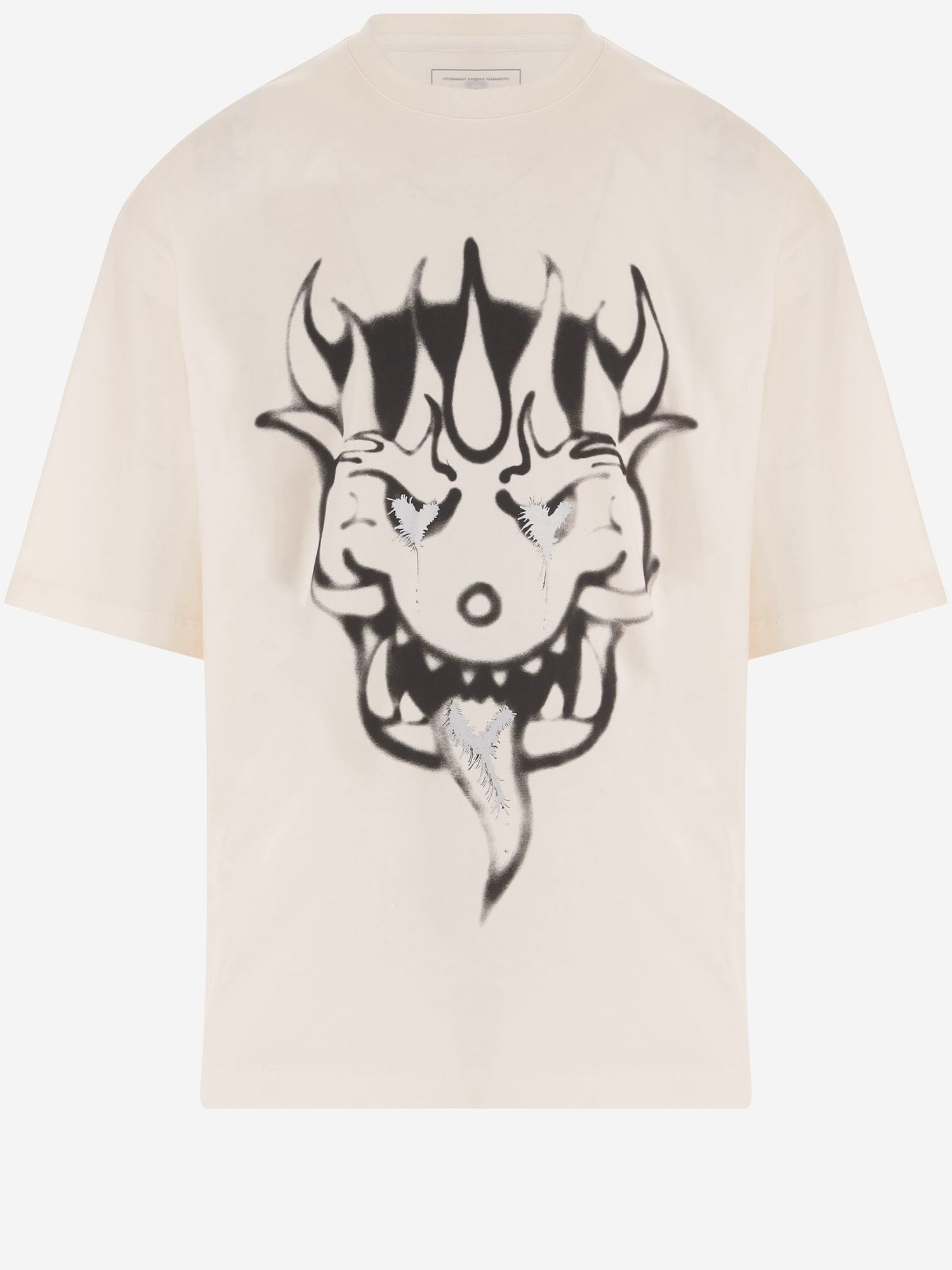 T-SHIRT IN COTONE CON LOGO KU2249 CHALKWHITE ADIDAS Y3 