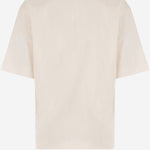T-SHIRT IN COTONE CON LOGO KU2249 CHALKWHITE ADIDAS Y3 