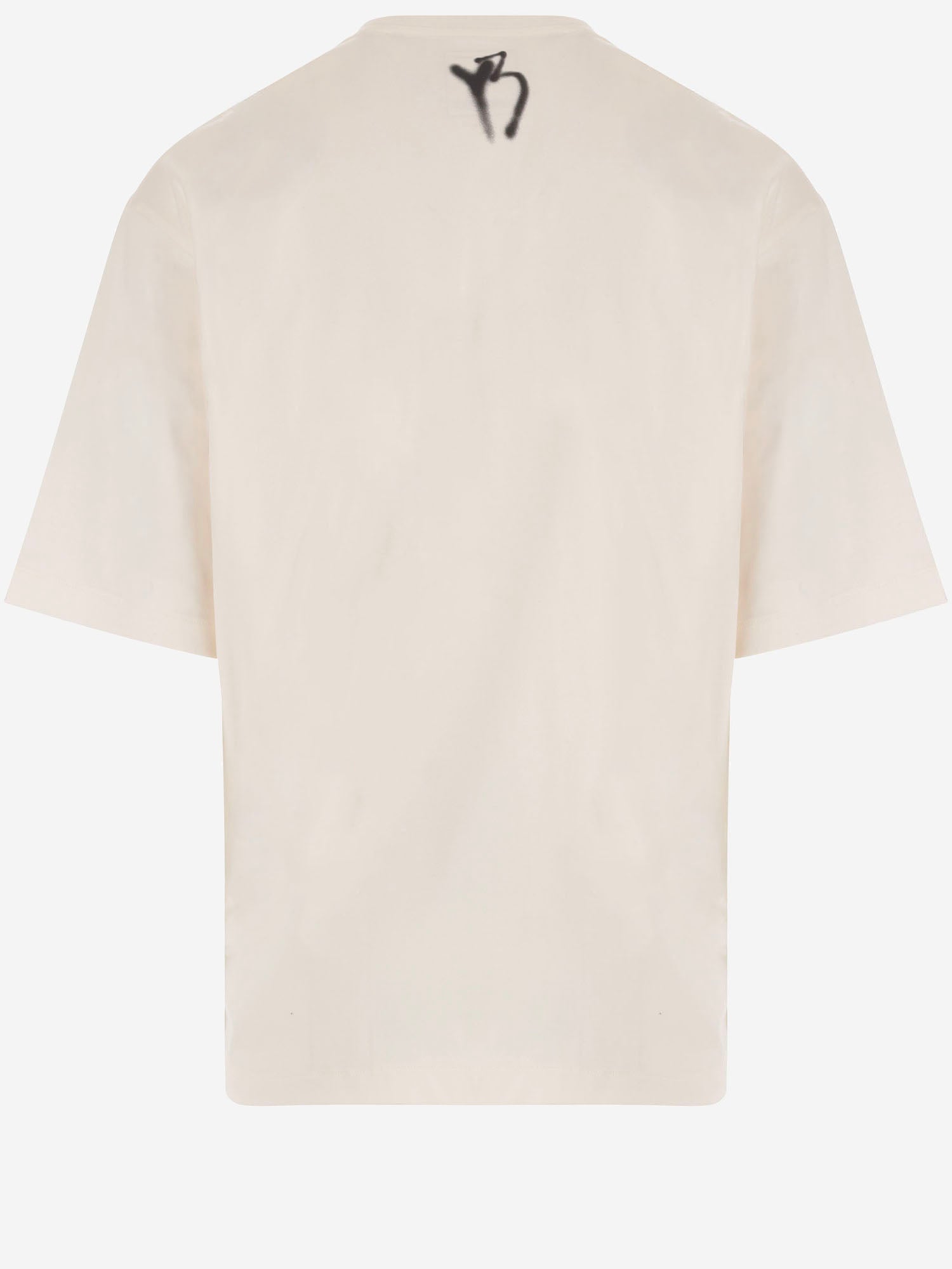 T-SHIRT IN COTONE CON LOGO KU2249 CHALKWHITE ADIDAS Y3 