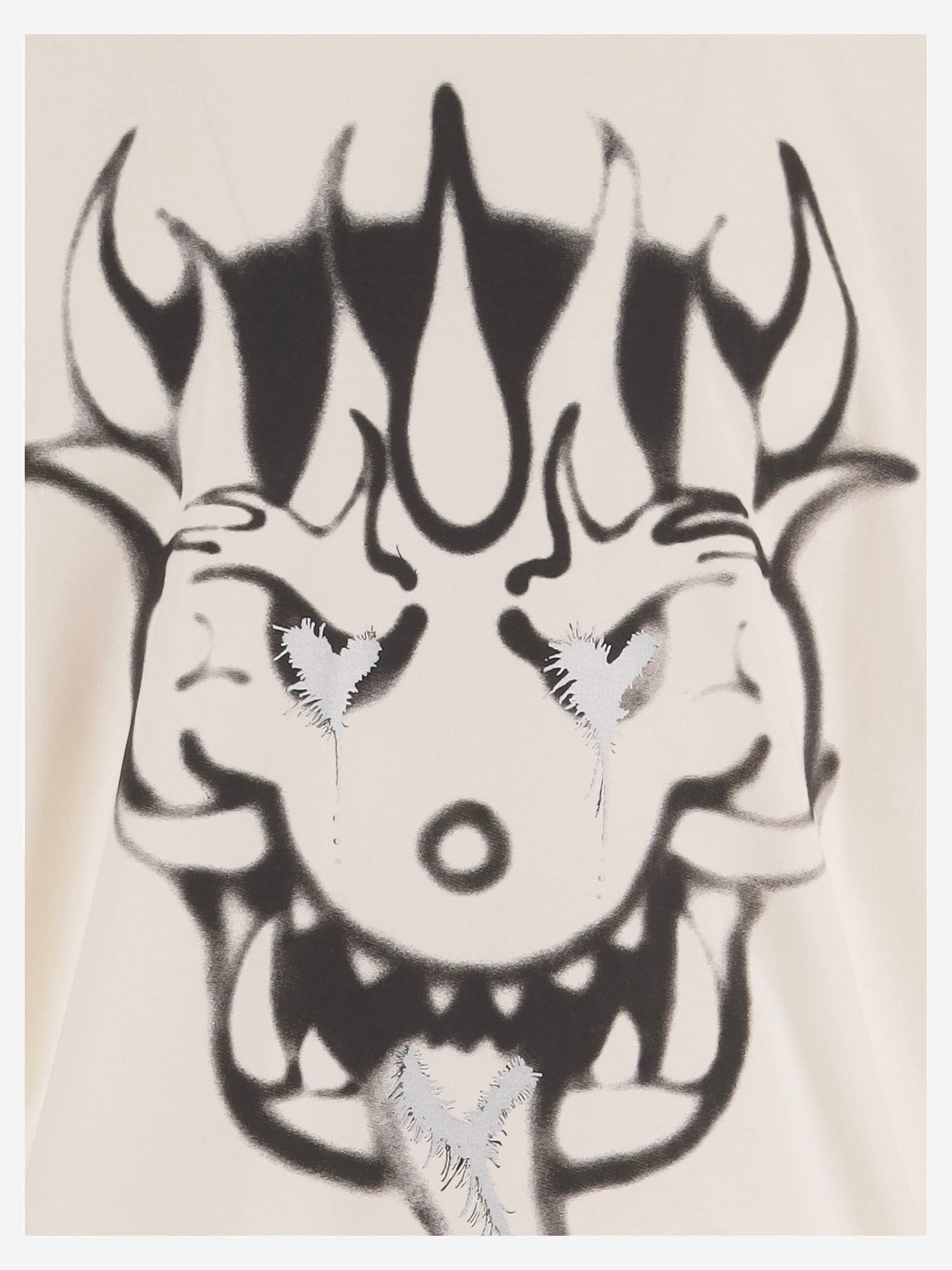 T-SHIRT IN COTONE CON LOGO KU2249 CHALKWHITE ADIDAS Y3 