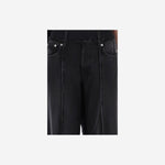 JEANS IN COTONE CON FASCIA ELASTICA APDEPA06015 BLACK ALAINPAUL 