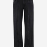 JEANS IN COTONE CON FASCIA ELASTICA APDEPA06015 BLACK ALAINPAUL 