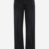 JEANS IN COTONE CON FASCIA ELASTICA APDEPA06015 BLACK ALAINPAUL 