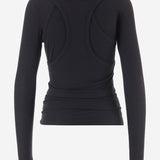 TOP IN MISTO LYOCELL STRETCH A TRE STRATI APJETO06061 ALLBLACK ALAINPAUL 