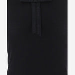 TOP IN MISTO LYOCELL STRETCH A COSTE CON FIOCCO APJETO06079 BLACK ALAINPAUL 