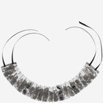 COLLANA IN RETE CON STRASS APPLICATI APJWAC06105 BLACKSTRASS ALAINPAUL 