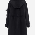 GIUBBOTTO PARKA IN CUPRO CON CAPUCCIO APOUCO06009 BLACK ALAINPAUL 