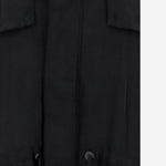 GIUBBOTTO PARKA IN CUPRO CON CAPUCCIO APOUCO06009 BLACK ALAINPAUL 