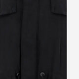 GIUBBOTTO PARKA IN CUPRO CON CAPUCCIO APOUCO06009 BLACK ALAINPAUL 