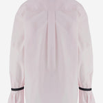 CAMICIA IN COTONE CON DETTAGLI A CONTRASTO APSHTO06011 PINK ALAINPAUL 