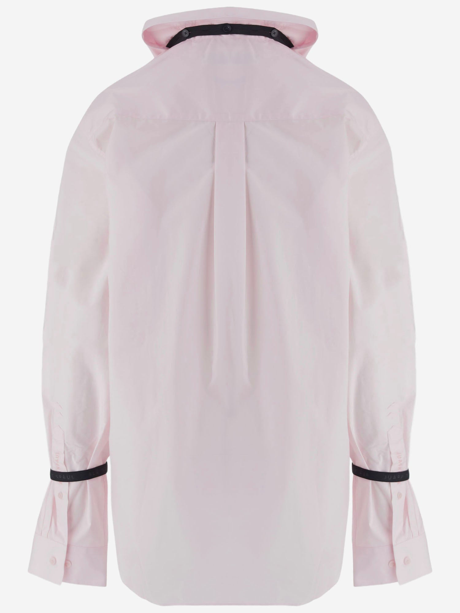 CAMICIA IN COTONE CON DETTAGLI A CONTRASTO APSHTO06011 PINK ALAINPAUL 