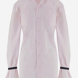 CAMICIA IN COTONE CON DETTAGLI A CONTRASTO APSHTO06011 PINK ALAINPAUL 