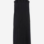 ABITO IN MISTO ACETATO CON FIOCCO APTADR06031 BLACK ALAINPAUL 