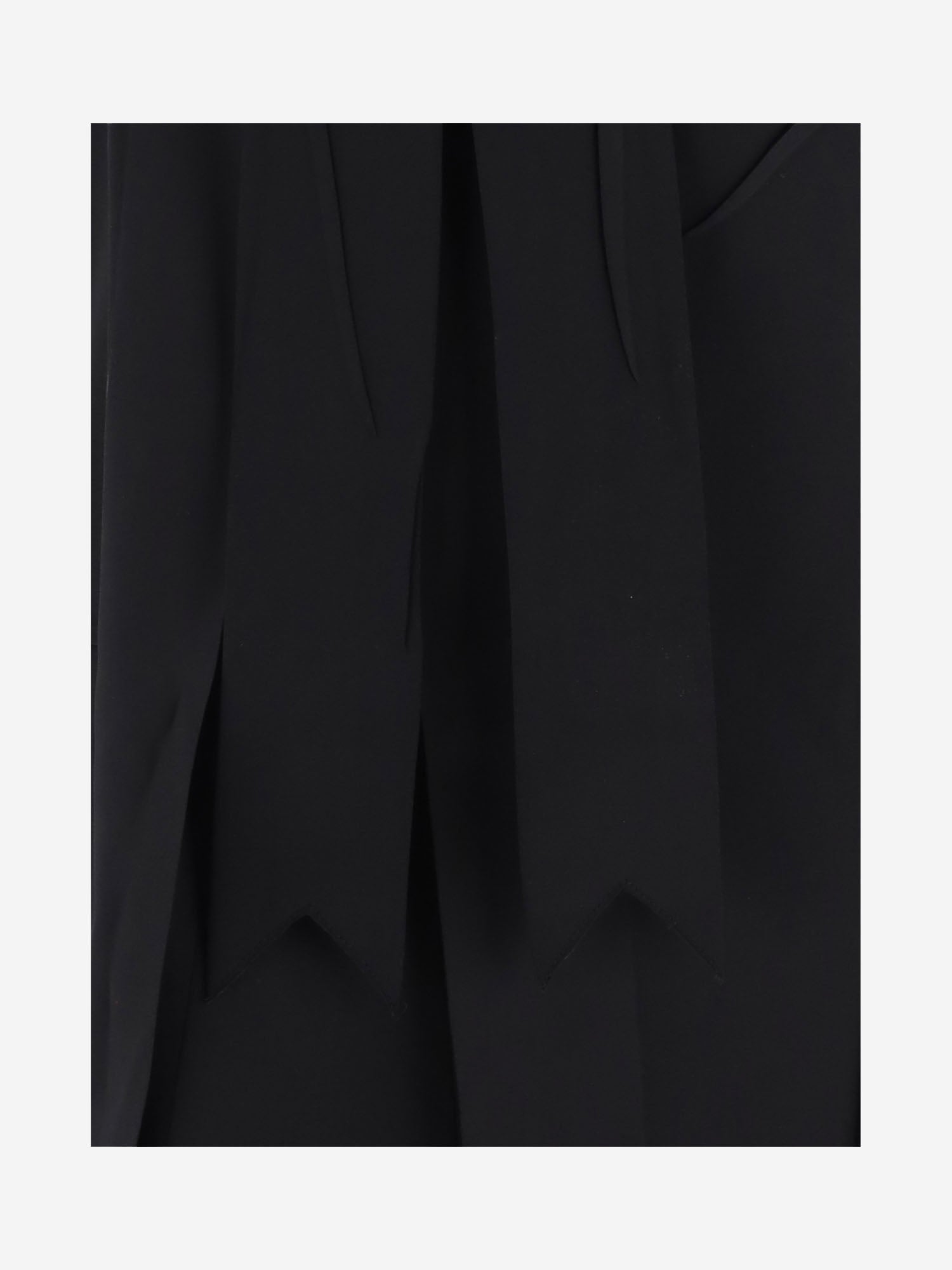 ABITO IN MISTO ACETATO CON FIOCCO APTADR06031 BLACK ALAINPAUL 