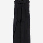 ABITO IN MISTO ACETATO CON FIOCCO APTADR06031 BLACK ALAINPAUL 