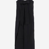 ABITO IN MISTO ACETATO CON FIOCCO APTADR06031 BLACK ALAINPAUL 