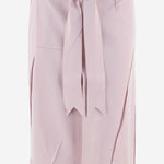 GONNA IN MISTO ACETATO CON CINTURA A FIOCCO APTASK06058 LIGHTPINK ALAINPAUL 