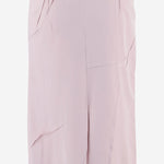 GONNA IN MISTO ACETATO CON CINTURA A FIOCCO APTASK06058 LIGHTPINK ALAINPAUL 
