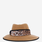 CAPPELLO IN LANA FEDORAANIMAL PRINT ALEXIA ALVAREZ DE TOLEDO 