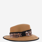 CAPPELLO IN LANA FEDORAANIMAL PRINT ALEXIA ALVAREZ DE TOLEDO 
