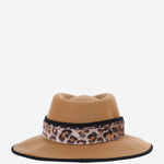 CAPPELLO IN LANA FEDORAANIMAL PRINT ALEXIA ALVAREZ DE TOLEDO 