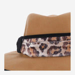 CAPPELLO IN LANA FEDORAANIMAL PRINT ALEXIA ALVAREZ DE TOLEDO 