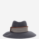 CAPPELLO IN LANA FEDORARIVIERAALA7 BLU ALEXIA ALVAREZ DE TOLEDO 
