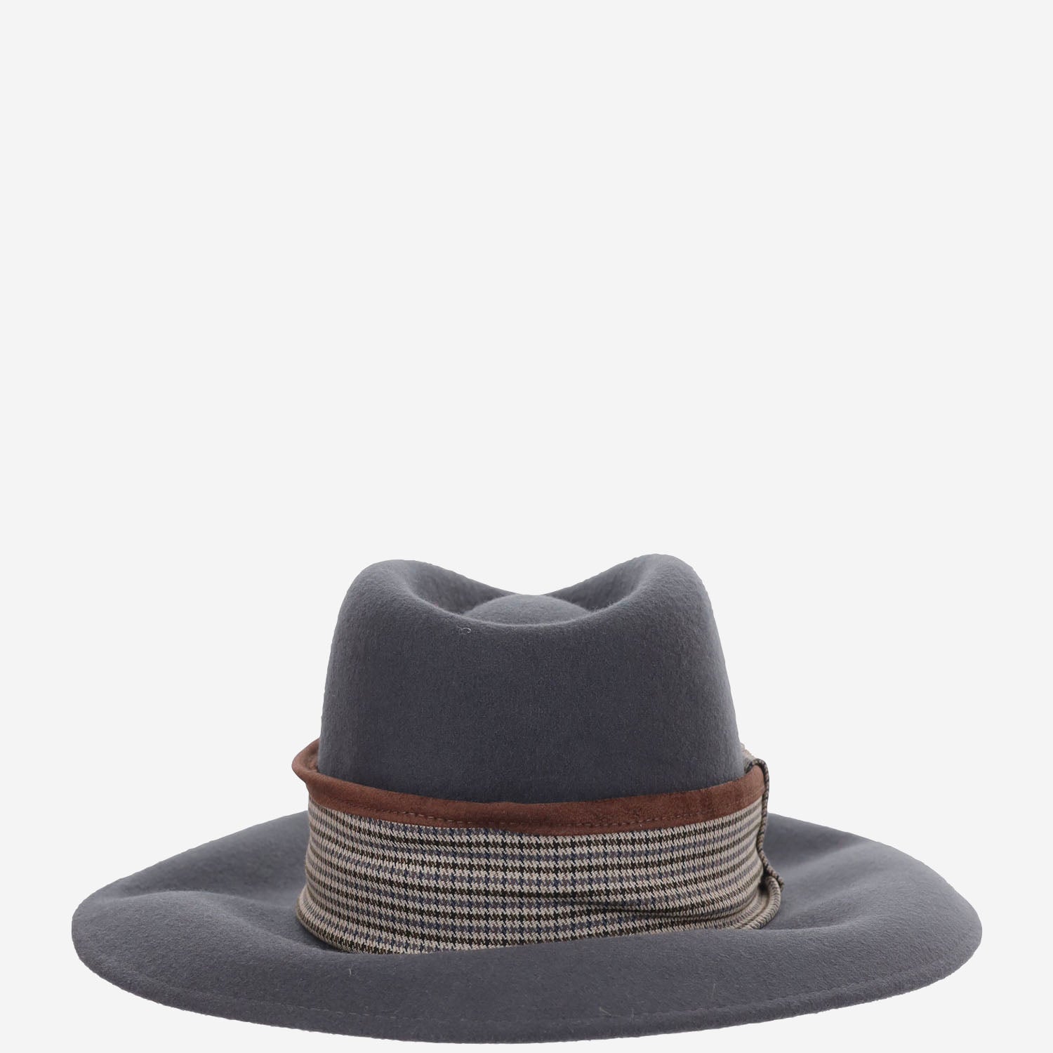 CAPPELLO IN LANA FEDORARIVIERAALA7 BLU ALEXIA ALVAREZ DE TOLEDO 