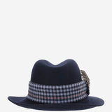 CAPPELLO IN LANA SOMBREROLANAMERINO AZULCUARDO ALEXIA ALVAREZ DE TOLEDO 