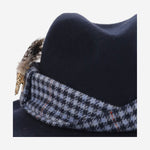 CAPPELLO IN LANA SOMBREROLANAMERINO AZULCUARDO ALEXIA ALVAREZ DE TOLEDO 