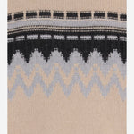 MAGLIONE IN CASHMERE CON MOTIVO GEOMETRICO 26551001 909 ALLUDE 