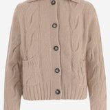 CARDIGAN IN CASHMERE E SETA 26577000 48 ALLUDE 