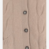 CARDIGAN IN CASHMERE E SETA 26577000 48 ALLUDE 