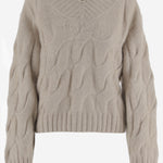 MAGLIONE IN CASHMERE E SETA 26577001 48 ALLUDE 