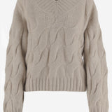 MAGLIONE IN CASHMERE E SETA 26577001 48 ALLUDE 