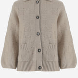 CARDIGAN IN CASHMERE E SETA 26577020 48 ALLUDE 