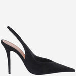 Décolleté in pelle scamosciata ANOKSLING105 BLACK AMINA MUADDI 