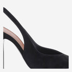 Décolleté in pelle scamosciata ANOKSLING105 BLACK AMINA MUADDI 