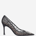 Décolleté Camelia in pizzo CAMELIALACEPUMP90 BLACK AMINA MUADDI 