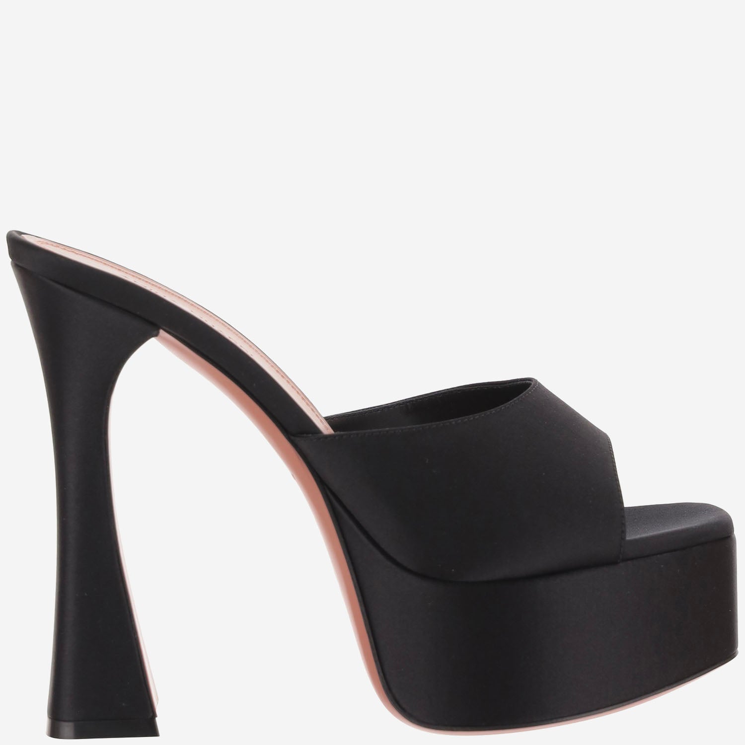 SANDALI CON TACCO DALIDA DALIDASLIPPER140 BLACK AMINA MUADDI 