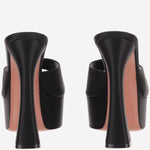 SANDALI CON TACCO DALIDA DALIDASLIPPER140 BLACK AMINA MUADDI 