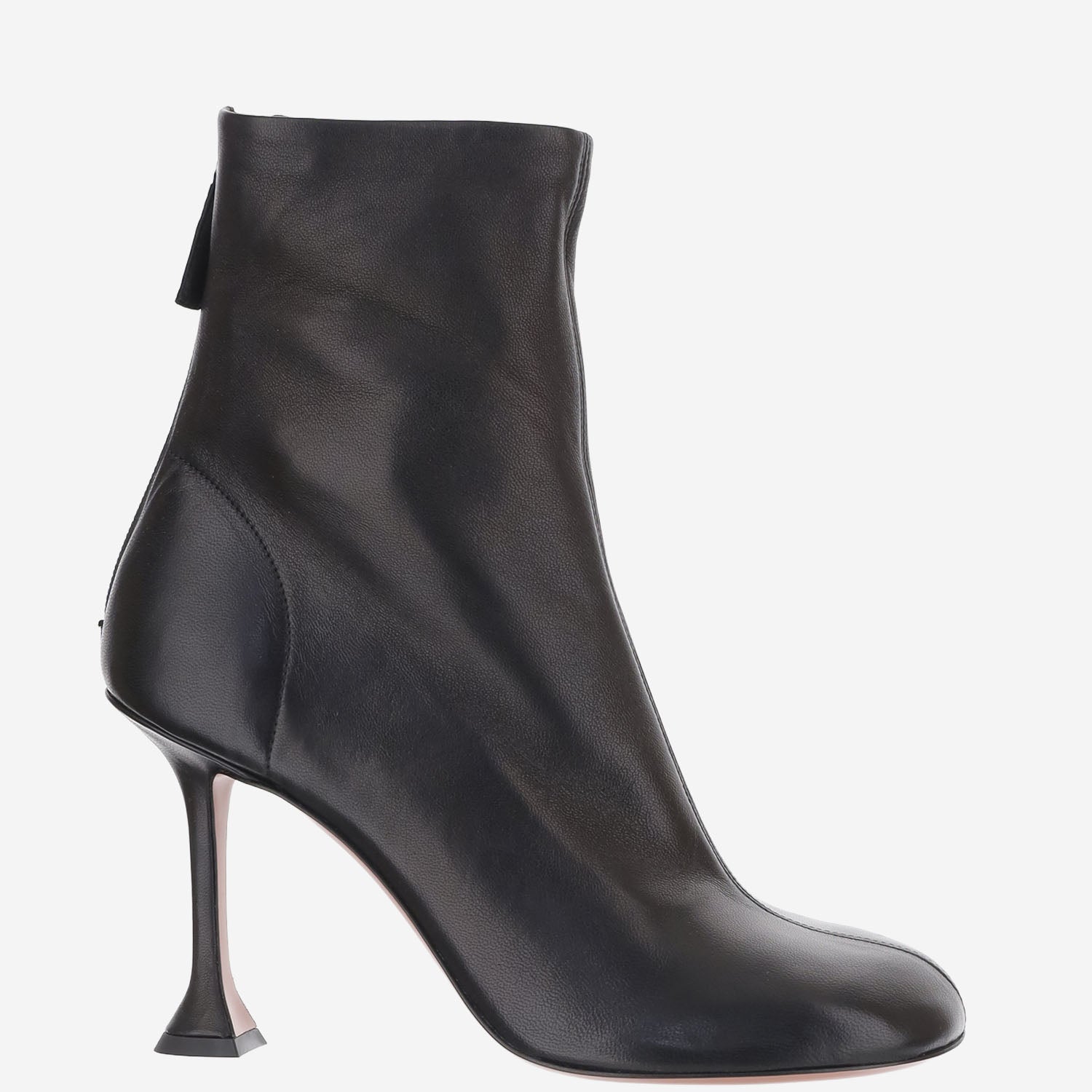 STIVALETTI IRIS IN PELLE IRISBOOTIE95 BLACK AMINA MUADDI 