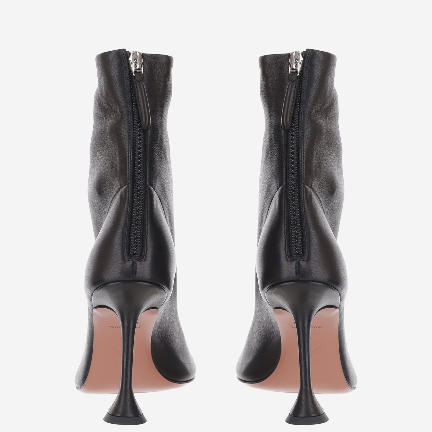 STIVALETTI IRIS IN PELLE IRISBOOTIE95 BLACK AMINA MUADDI 