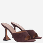 SANDALI LUPITA IN SUEDE LUPITASLIPPER95 MERLOT AMINA MUADDI 