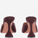 SANDALI LUPITA IN SUEDE LUPITASLIPPER95 MERLOT AMINA MUADDI 