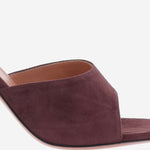 SANDALI LUPITA IN SUEDE LUPITASLIPPER95 MERLOT AMINA MUADDI 