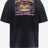 T-SHIRT IN COTONE CON STAMPA LOGO AM326JR 0040002 AMIRI 