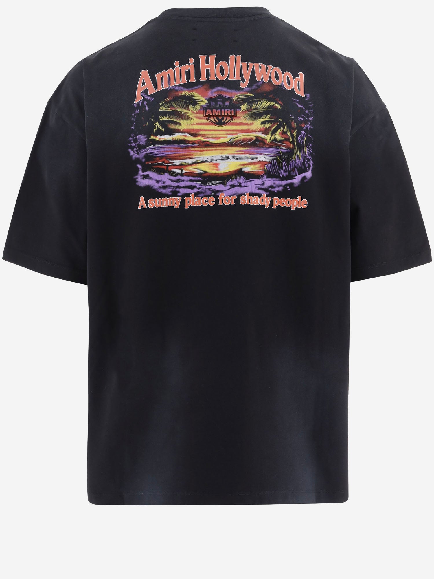 T-SHIRT IN COTONE CON STAMPA LOGO AM326JR 0040002 AMIRI 